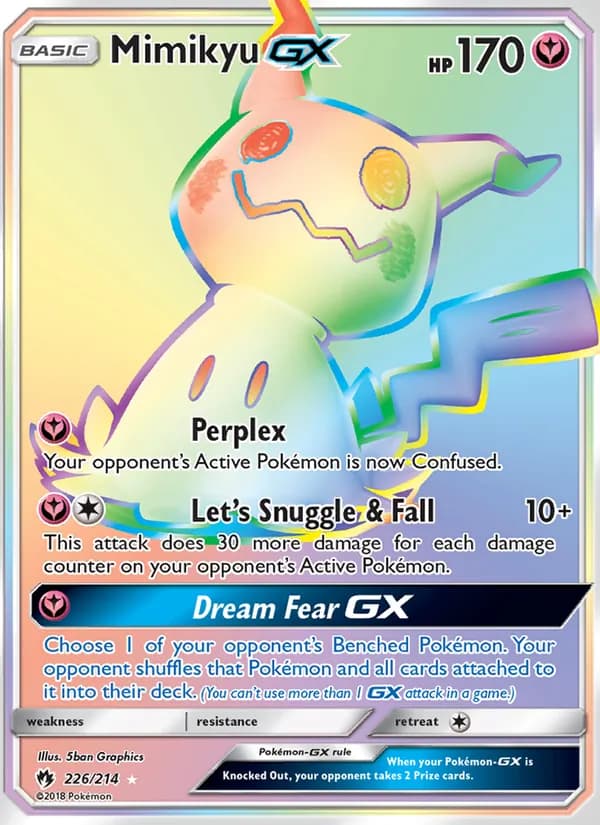Mimikyu GX — изображение карты
