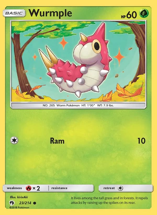 Wurmple — изображение карты