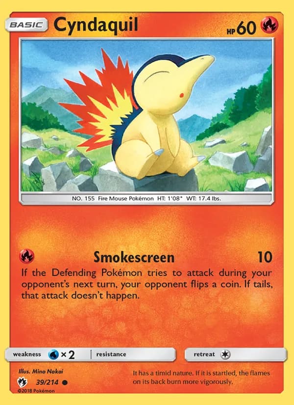 Cyndaquil — изображение карты