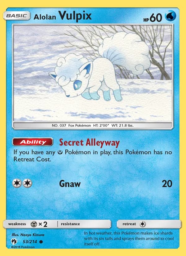 Alolan Vulpix — изображение карты