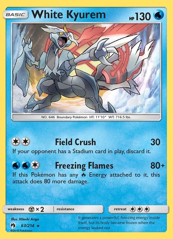White Kyurem — изображение карты