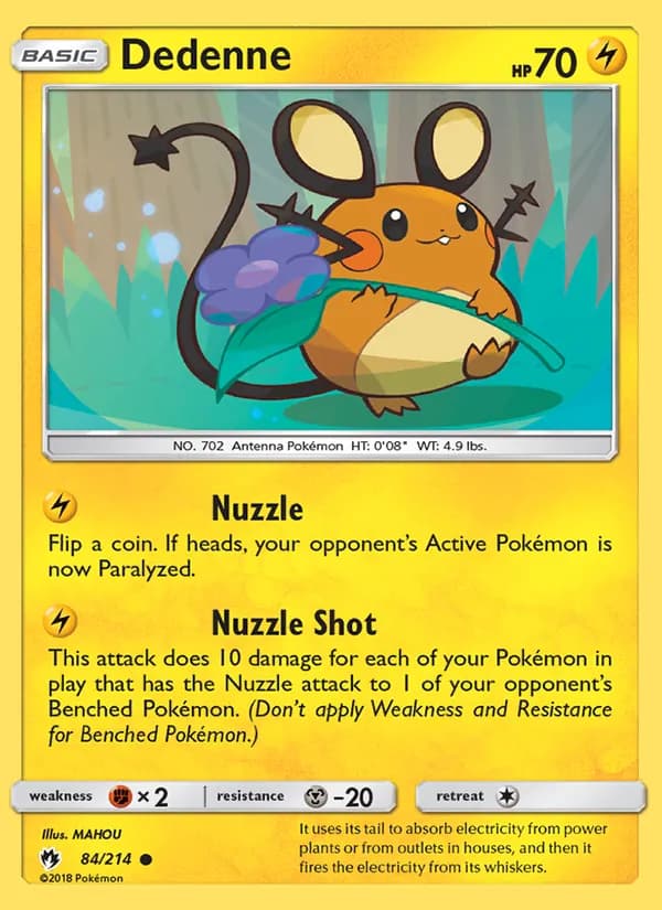 Dedenne — изображение карты