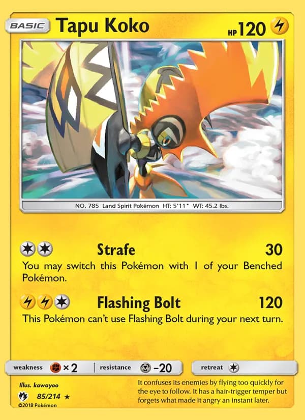 Tapu Koko — изображение карты