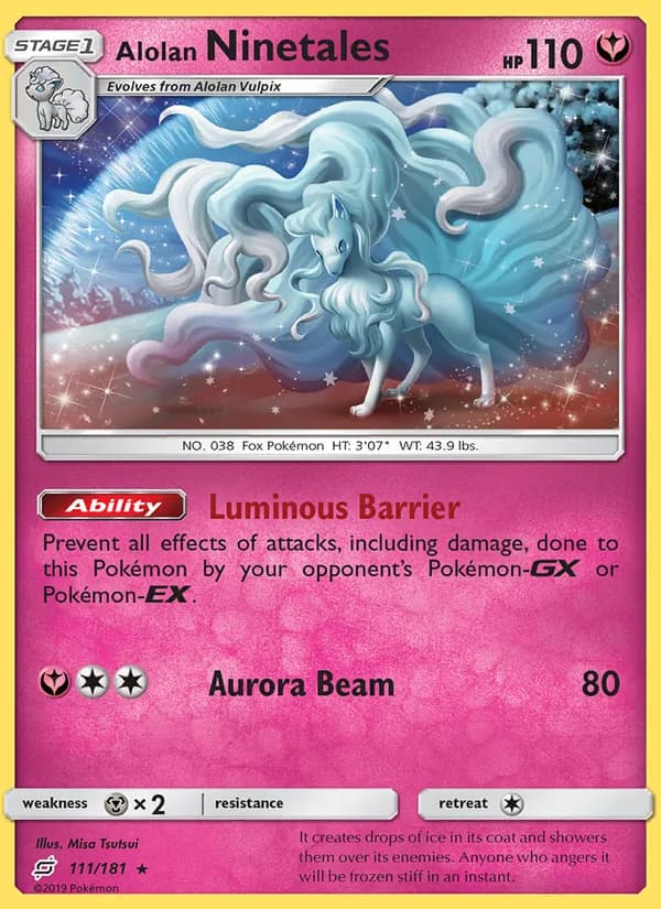 Alolan Ninetales — изображение карты