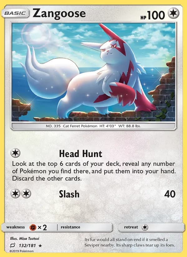 Zangoose — изображение карты