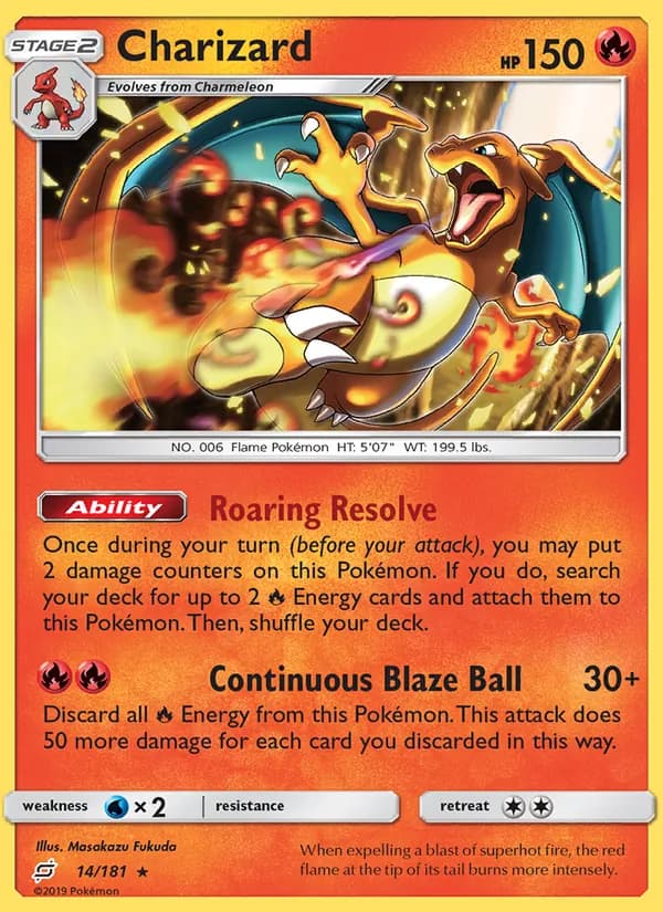Charizard — изображение карты