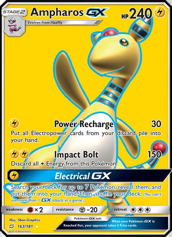 Ampharos GX — изображение карты