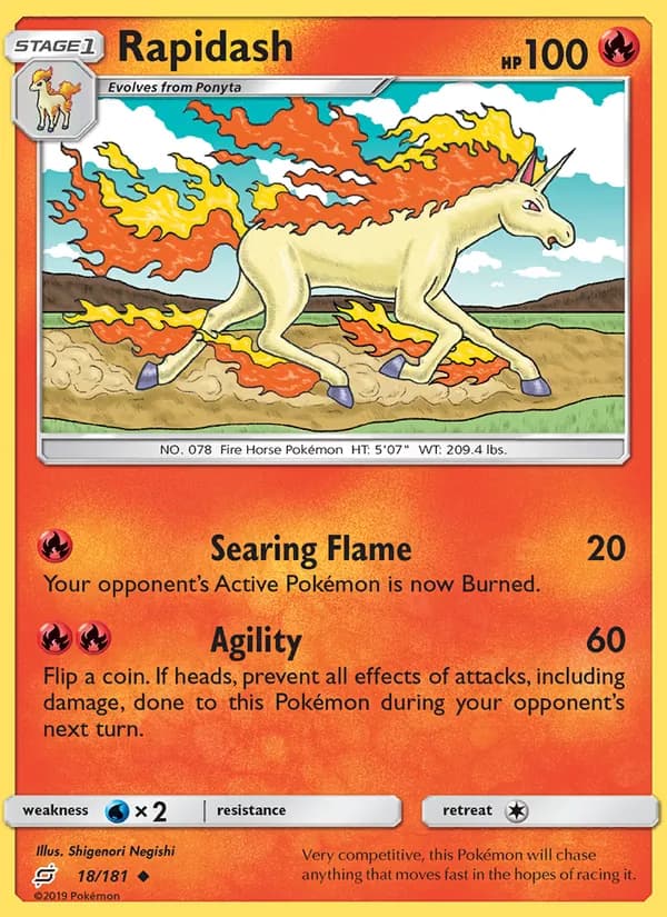 Rapidash — изображение карты