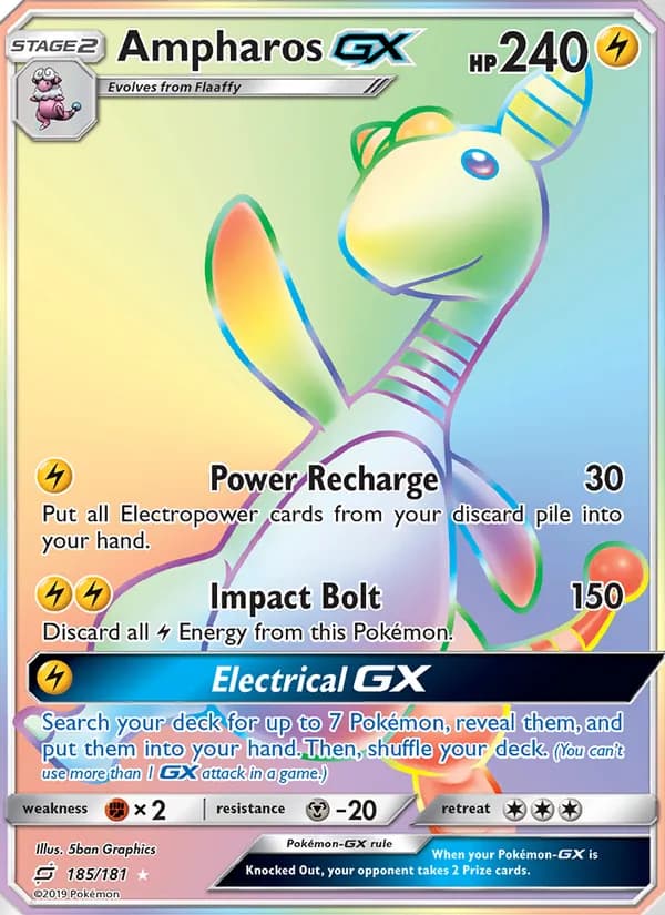 Ampharos GX — изображение карты
