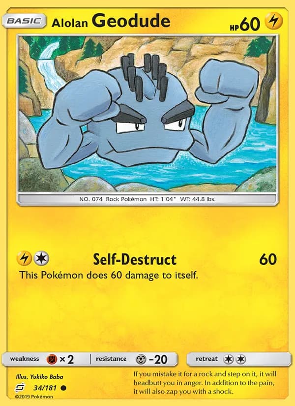 Alolan Geodude — изображение карты