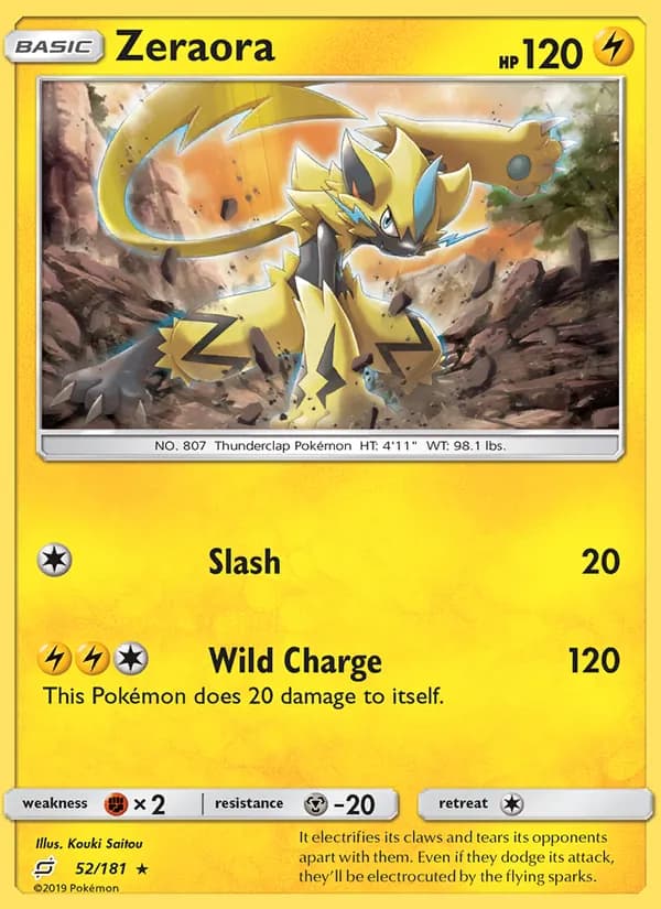 Zeraora — изображение карты