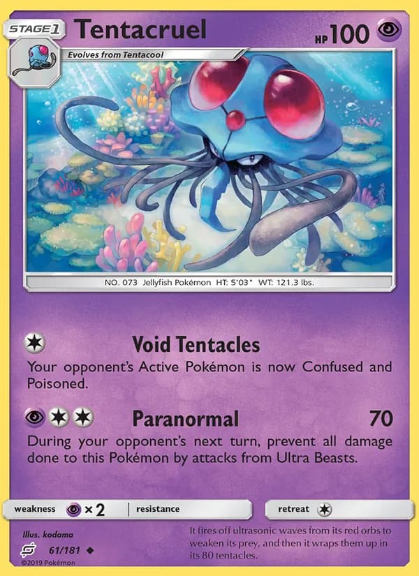 Tentacruel — изображение карты