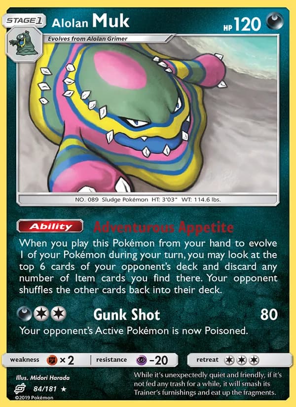Alolan Muk — изображение карты