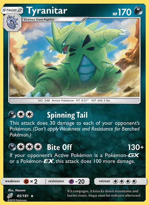 Tyranitar — изображение карты