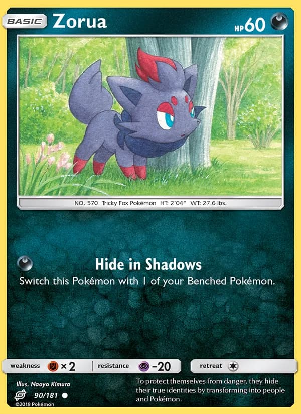 Zorua — изображение карты