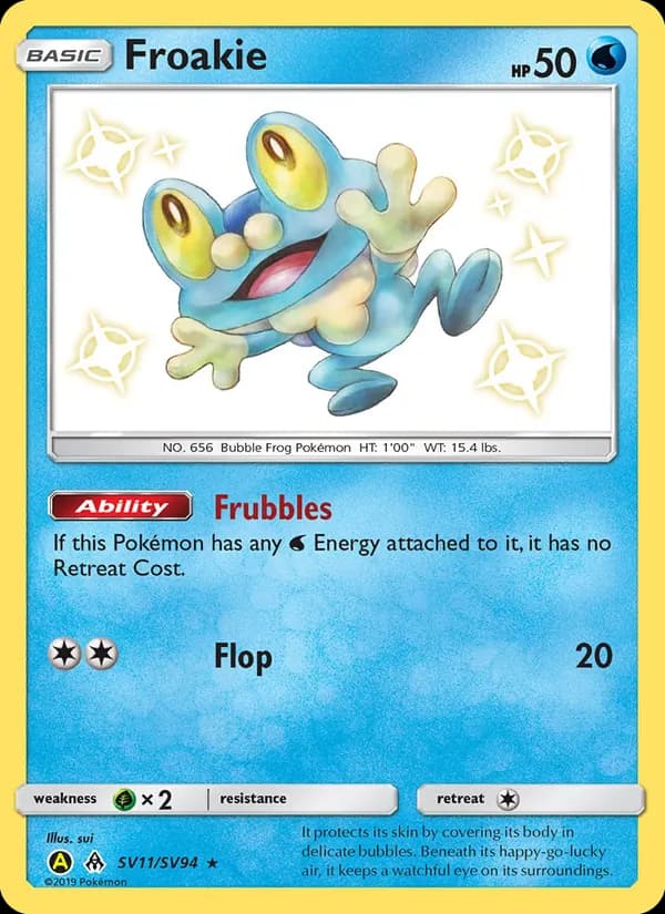 Froakie — изображение карты