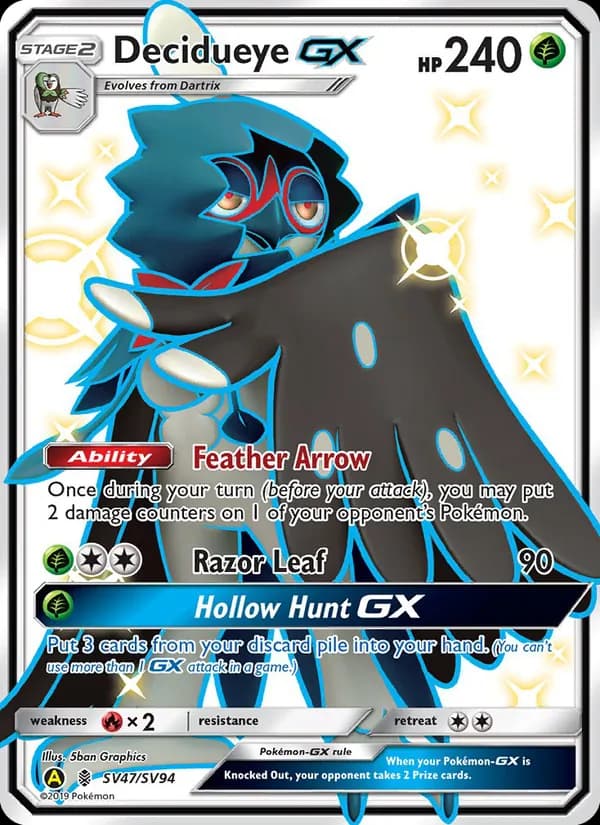 Decidueye-GX — изображение карты
