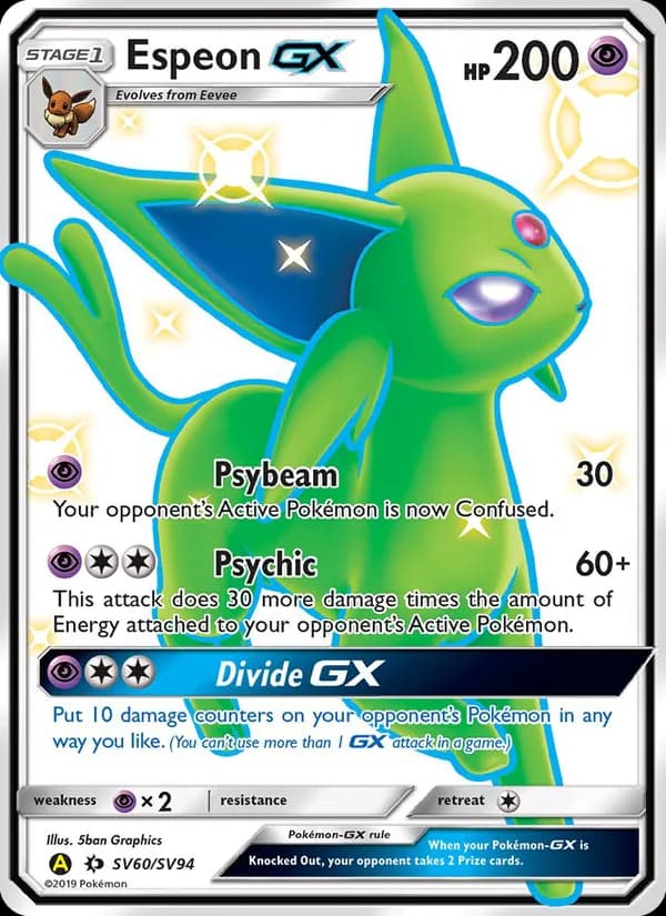 Espeon-GX — изображение карты
