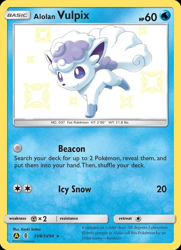 Alolan Vulpix — изображение карты