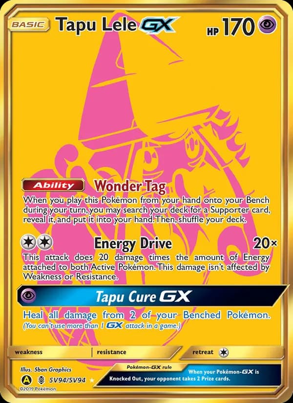 Tapu Lele-GX — изображение карты