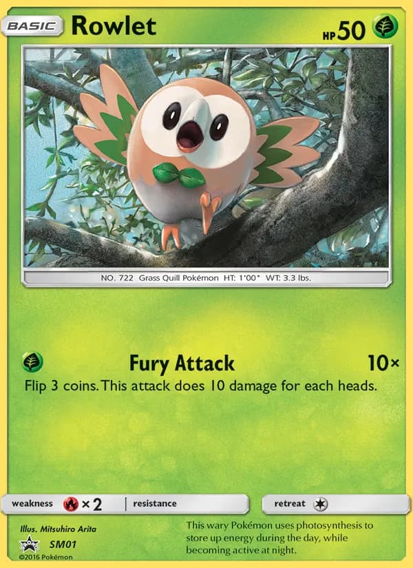 Rowlet — изображение карты