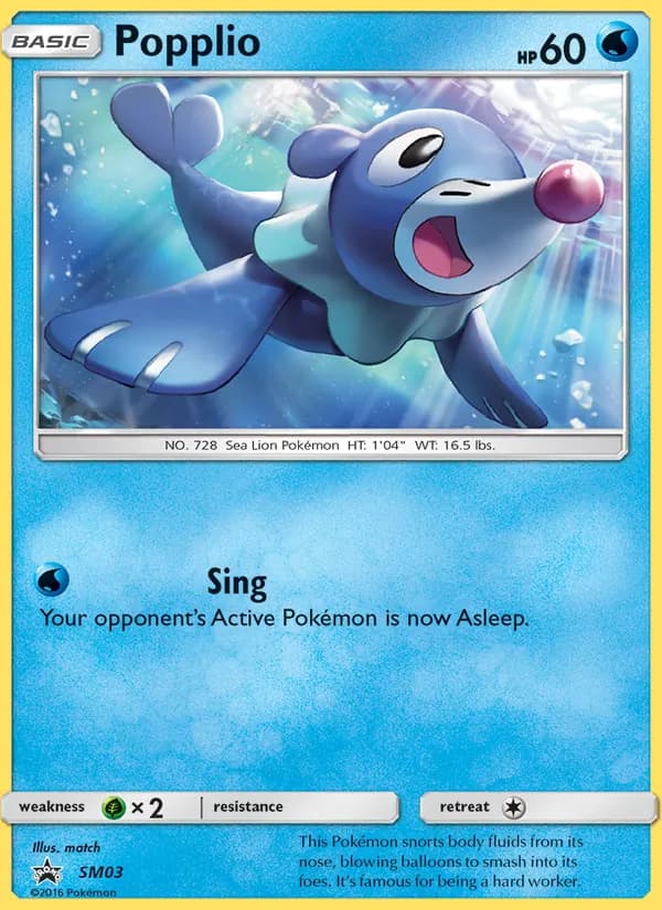 Popplio — изображение карты