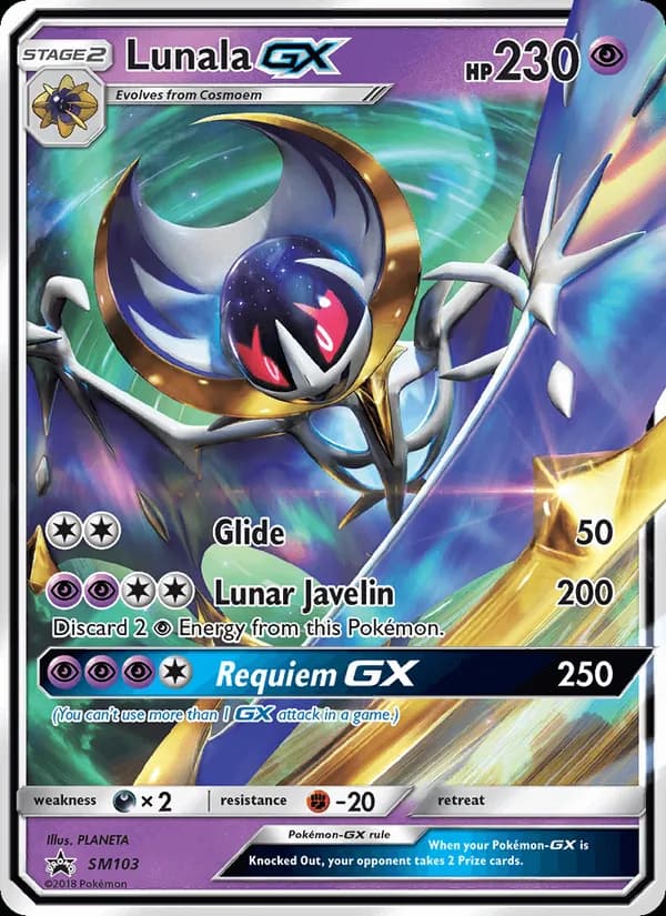 Lunala GX — изображение карты