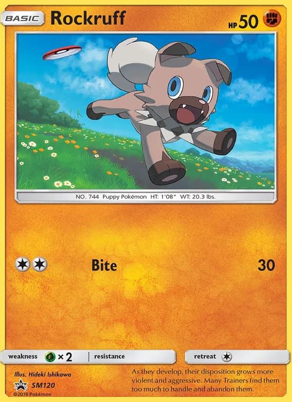Rockruff — изображение карты