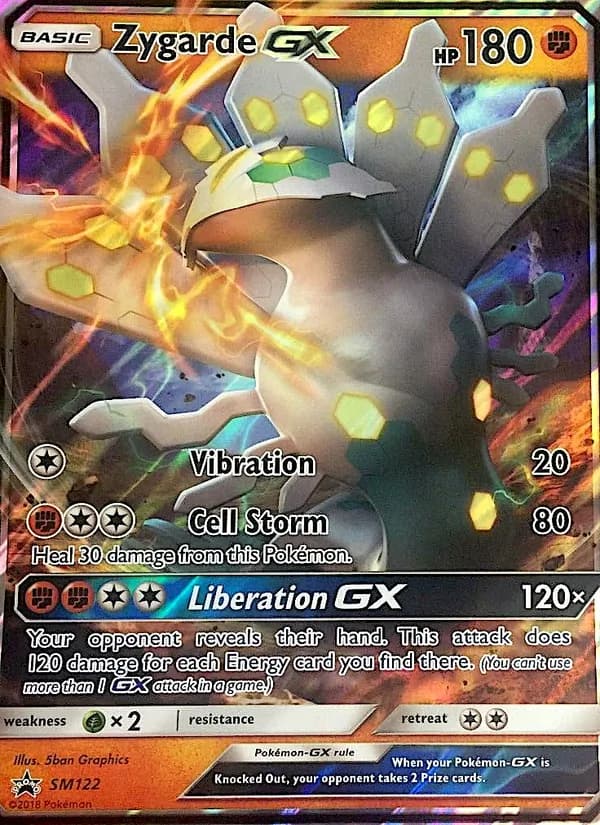 Zygarde GX — изображение карты