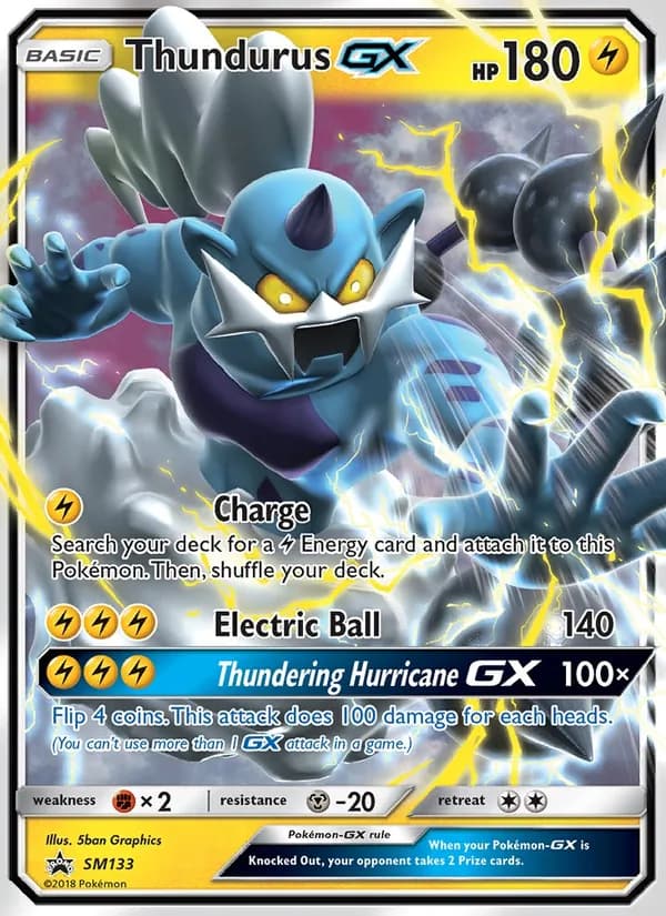 Thundurus GX — изображение карты