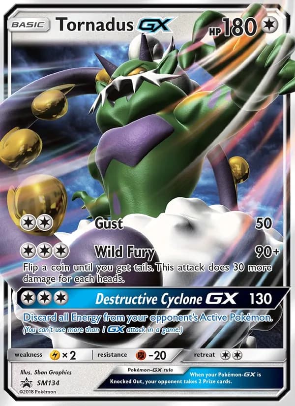 Tornadus GX — изображение карты