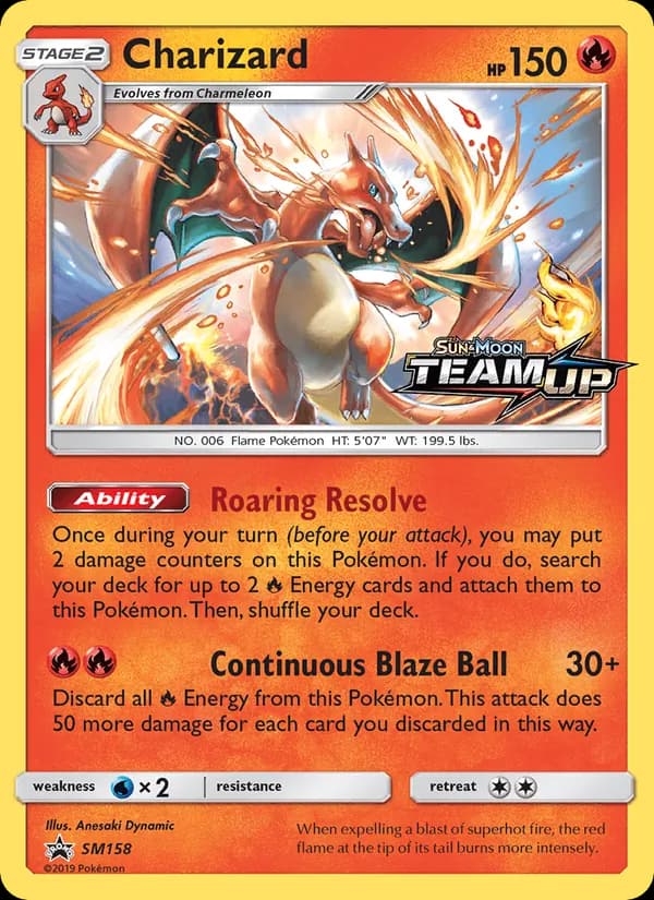 Charizard — изображение карты