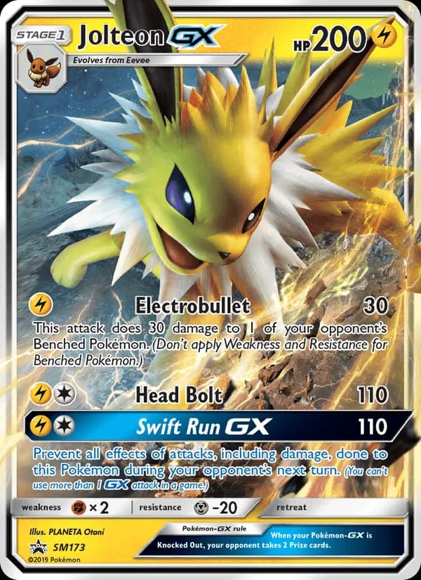 Jolteon GX — изображение карты