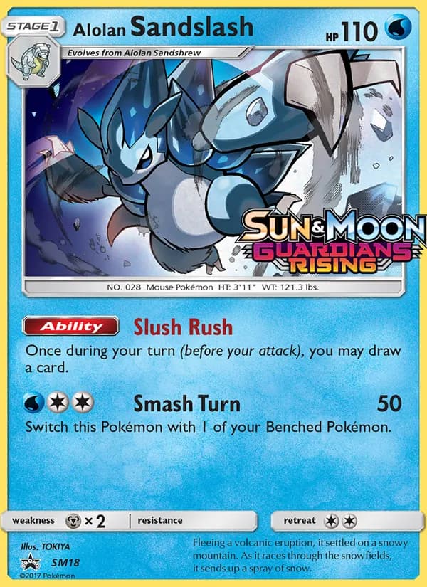 Alolan Sandslash — изображение карты
