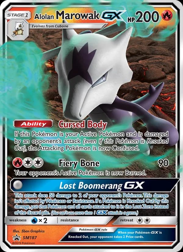 Alolan Marowak GX — изображение карты