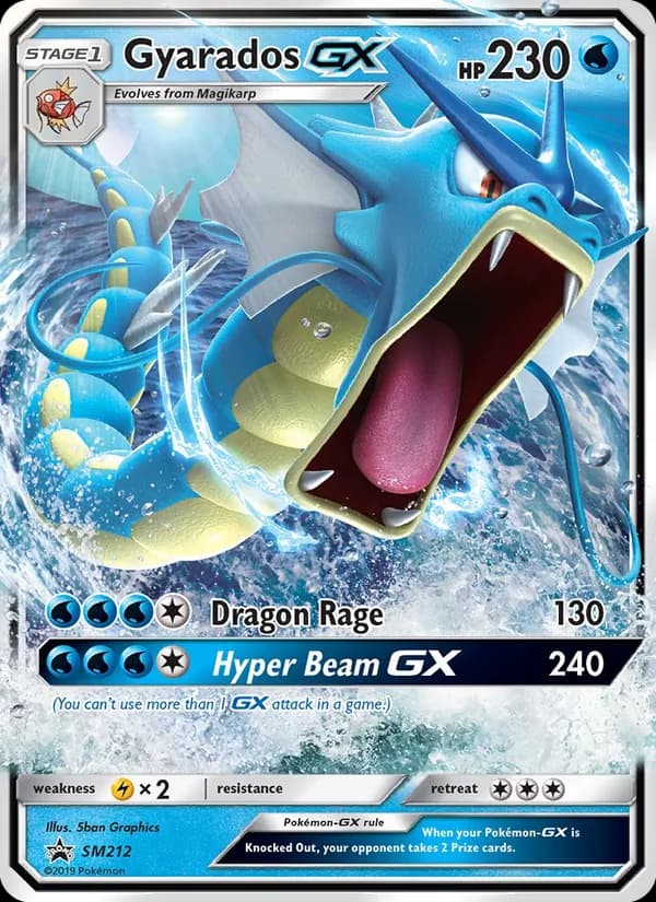 Gyarados GX — изображение карты