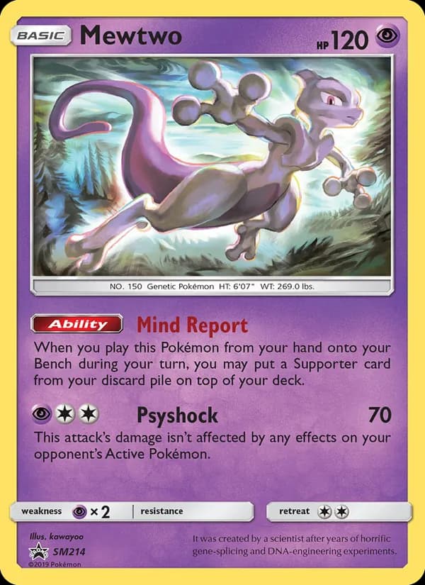 Mewtwo — изображение карты
