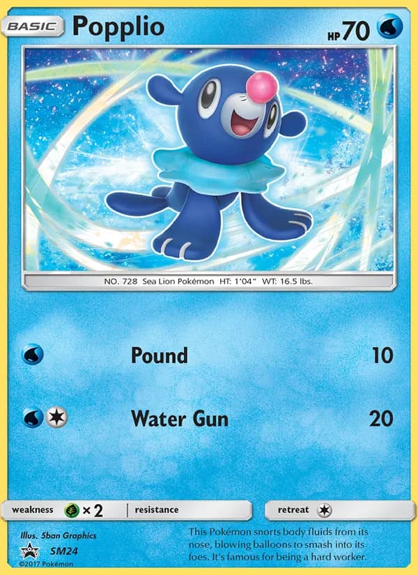 Popplio — изображение карты