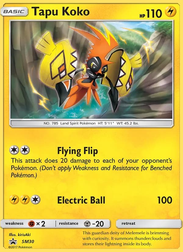Tapu Koko — изображение карты
