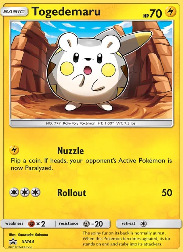 Togedemaru — изображение карты