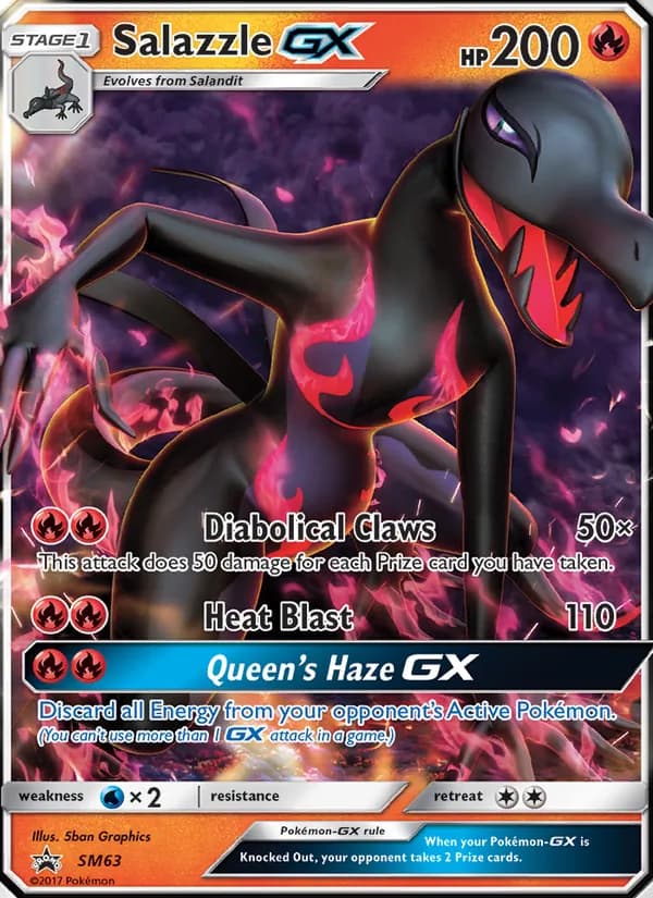 Salazzle GX — изображение карты