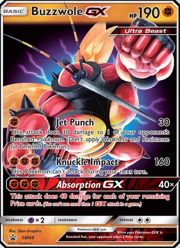 Buzzwole GX — изображение карты