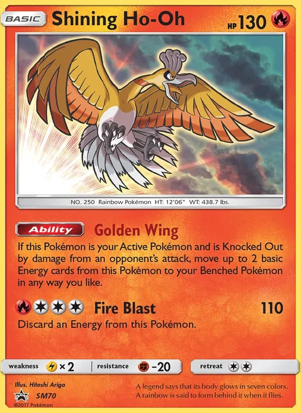 Shining Ho-Oh — изображение карты