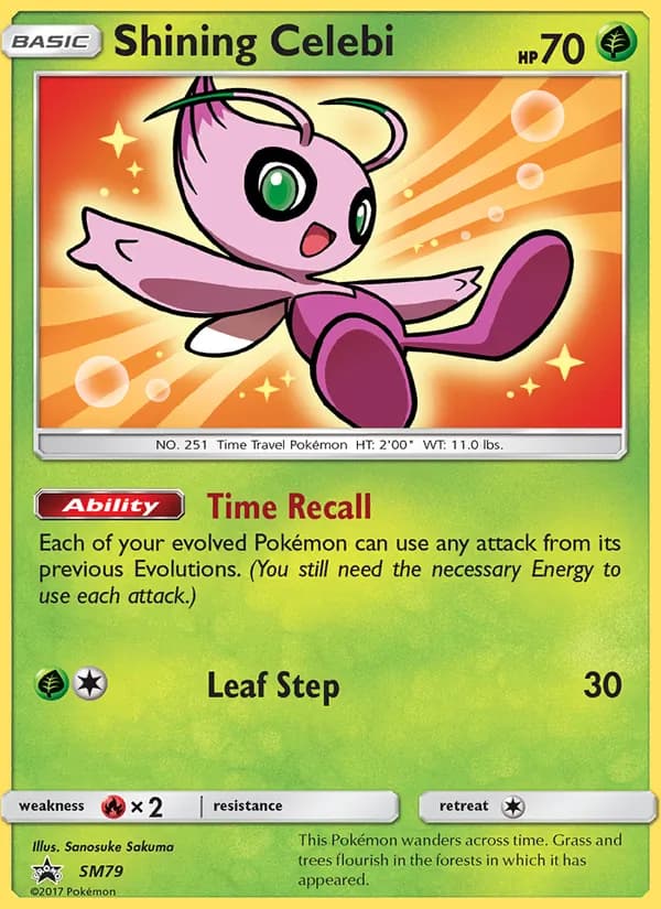 Shining Celebi — изображение карты