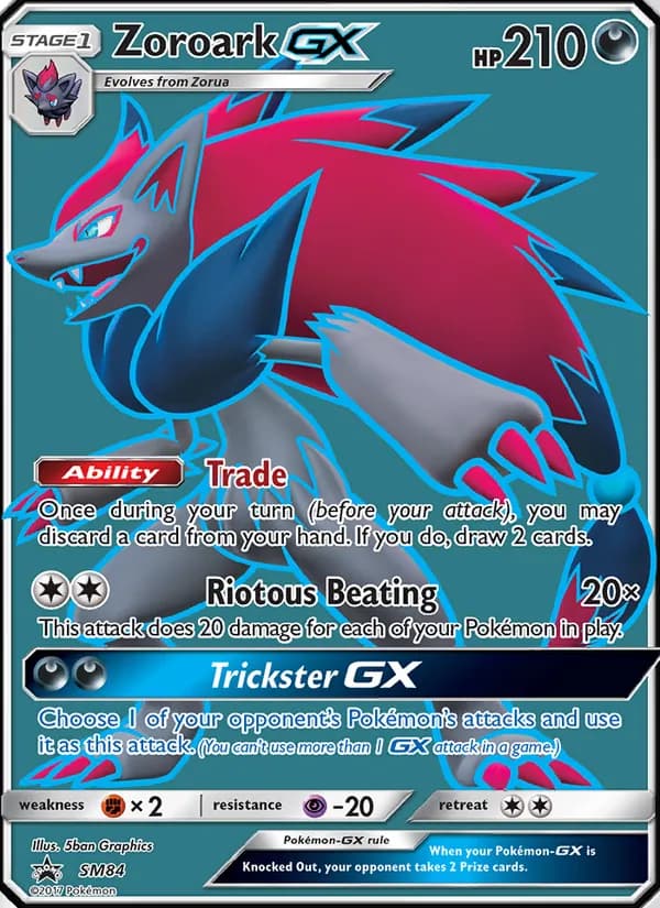 Zoroark GX — изображение карты