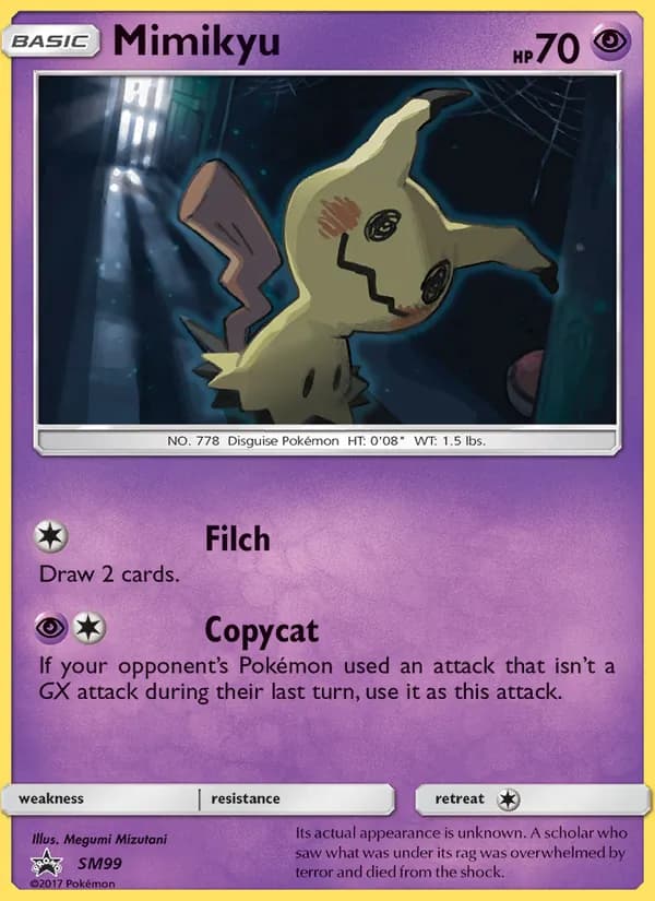 Mimikyu — изображение карты