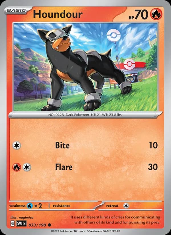 Houndour — изображение карты