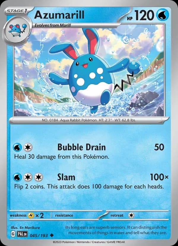 Azumarill — изображение карты