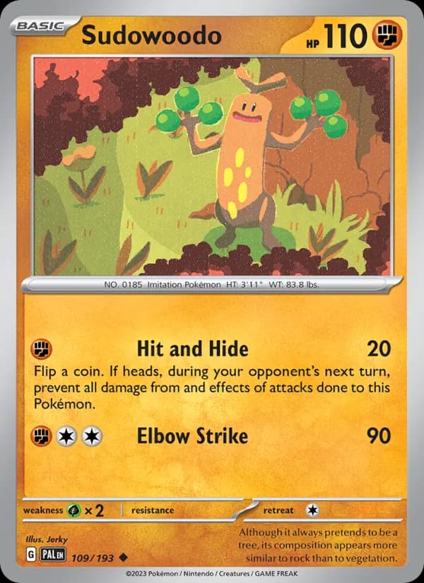 Sudowoodo — изображение карты