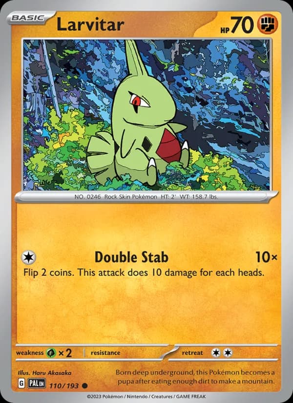 Larvitar — изображение карты